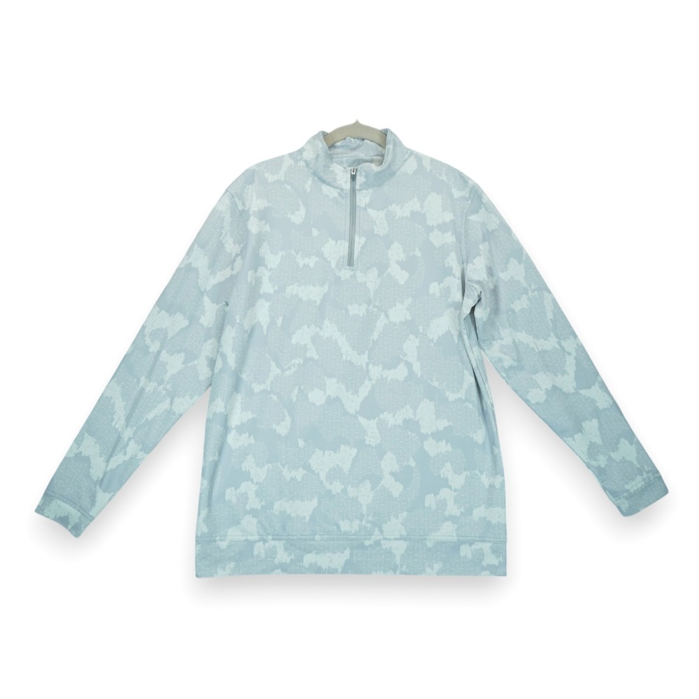 Peter Millar Boys Young XL(13-14) Quarter Zip Perth Tip The Crown Golf Pullover